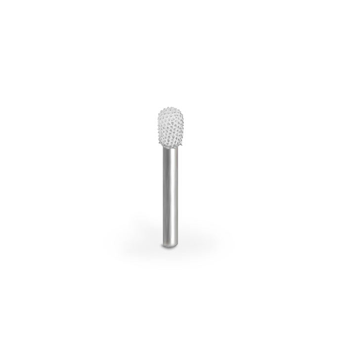SaburrTooth Pear Burr Ex-Fine – 1/8" Shank - (White)
