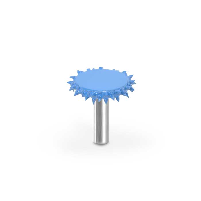 SABURROOTH ROTOSAW 1/4 SHANK X 1.00 HEAD X 1/4 SUPREME 125 GRIT BLUE image 0