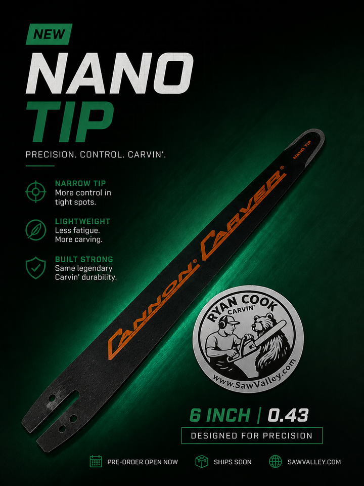 Cannon Nano Tip Carving Bar – C1 Mount