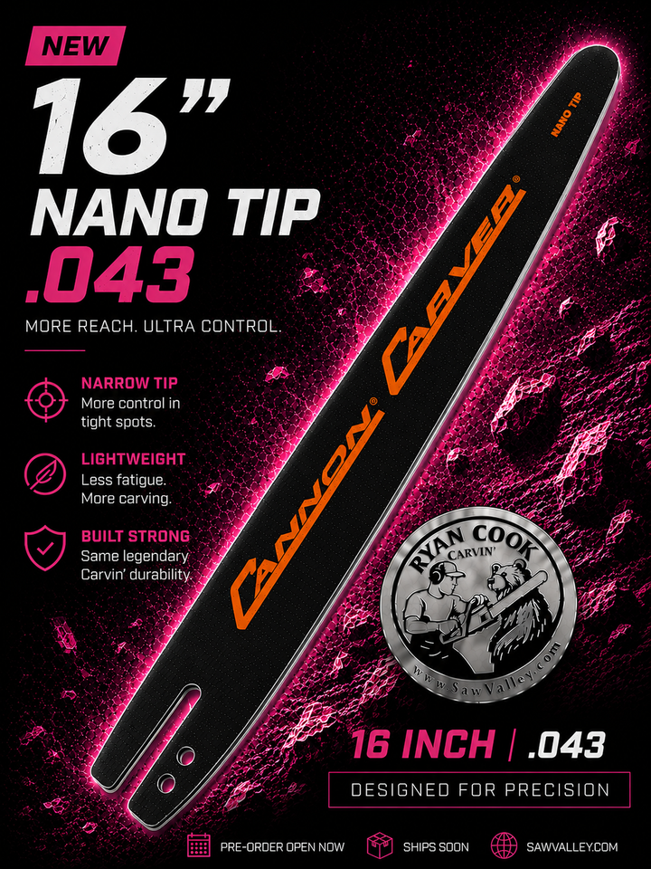 Cannon Nano Tip Carving Bar – C1 Mount