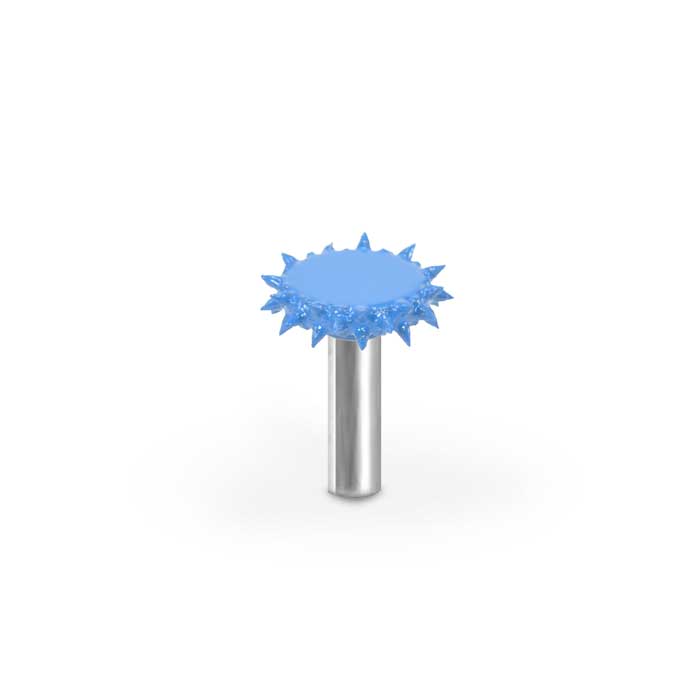 SABURROOTH ROTOSAW 1/4 SHANK X 3/4 HEAD X 1/4 SUPREME 125 GRIT BLUE image 0